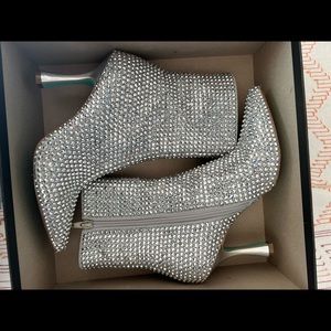 BETSEY JOHNSON RHINESTONE BOOTS - Jana